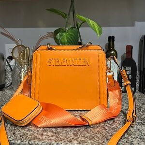 Orange Steve Madden purse